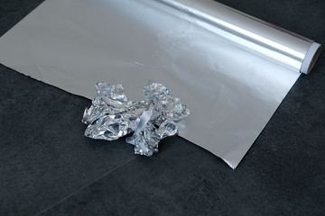aluminum foil, aluminum foil in the form of rolls, aluminum foil for baking in the oven