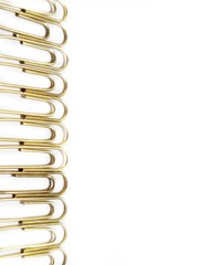 White background with gold elements clips