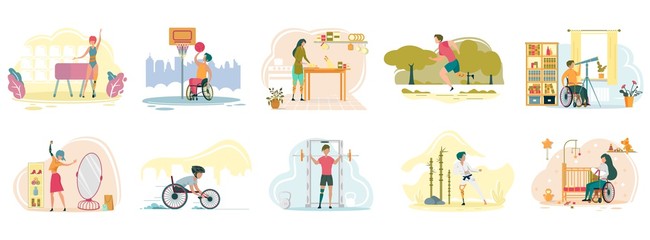 People with Disabilities Have Everyday Activities.