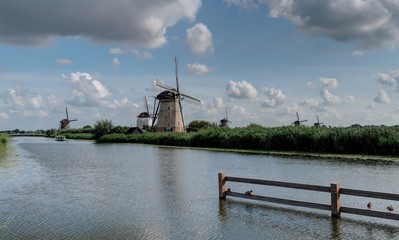 Polder et moulins de Kinderdijk (Pays-bas)