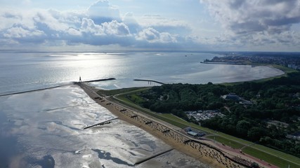 Plage de Cuxhaven (Allemagne)