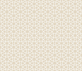 Arabic ornament with geometric shapes. Abstract motives of the paintings of ancient Indian fabric patterns. Abstract seamless pattern.