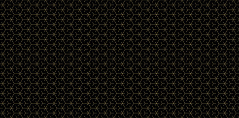 Background pattern seamless geometric abstract gold luxury color vector. Black background design. - 323543412