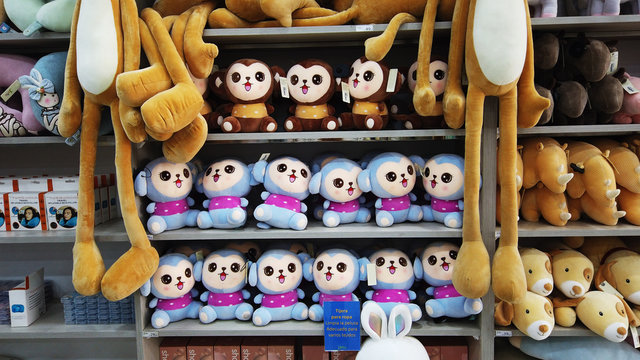 Estante de peluches, Lima - Per&uacute;.