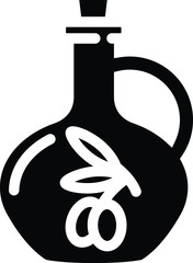 Olive oil icon, vector illustration