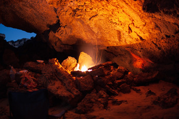 Calm Cave Fire