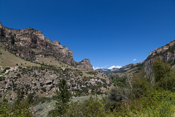 Landscape of Ten Sleeps Canyon