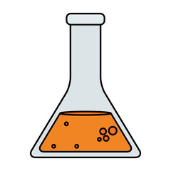 tube test laboratory isolated icon