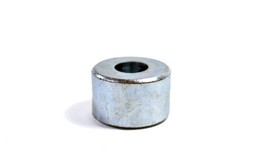 metal nut isolated on white background