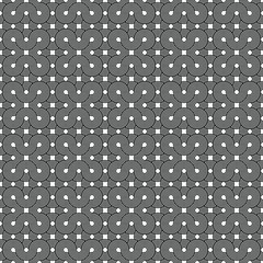 Black and white geometric impossible pattern background. Abstract line art. Vector for greeting cards, cover, flyer, wallpaper, fabric print, design creative object. Ornament design, repeating tiles