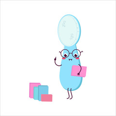 Cute cartoon character body brush.