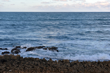 sea waves and rocks