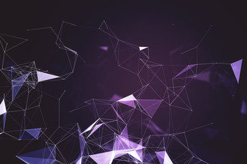 Abstract polygonal background.