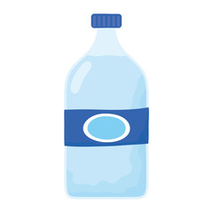 water bottle plastic isolated icon