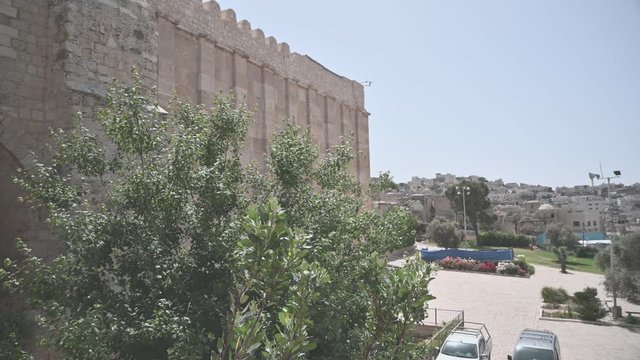 High Herodian walls & strairs to Cave of Patriarchs in Hebron. NIK_0509-01
