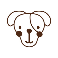cute little dog pet mascot character