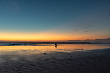 Fototapeta na wymiar Scenic sunset in Pismo Beach