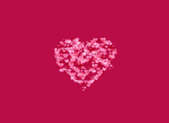 背景：ハート-愛-恋-愛情-かわいい-好き-プレゼント-ギフト-赤-レッド-ピンク