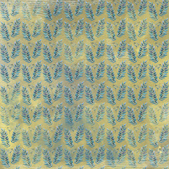 Watercolor hand painted beige old grunge floral scrapbooking paper. Can be used for scrapbooking patterns, design wrapping paper