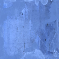 Watercolor hand painted blue grunge scrapbooking paper. Can be used for scrapbooking patterns, design wrapping paper