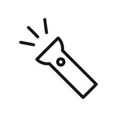flashlight icon vector illustration design template eps - 10
