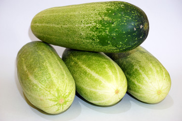 fresh and delicious cucumbers for juice
