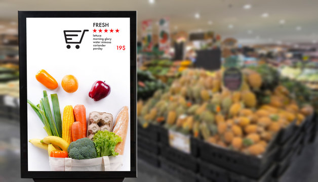 digital display Intelligent Digital moniter Interactive artificial intelligence digital advertisement Signage.