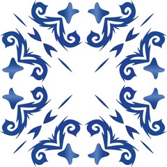 Traditional ornate portuguese azulejo.