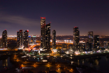 Obraz na płótnie Canvas Humber Bay Toronto aerial photo