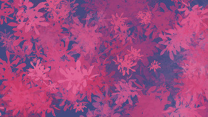 8K Abstract leaves illustration pattern background.