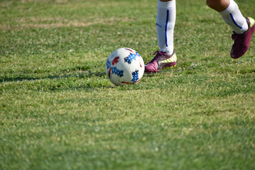 Obraz premium Footwork in Soccer
