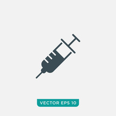 Syringe Icon Design, Vector EPS10