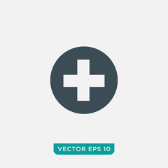 First Aid Sign Icon Design, Vector EPS10