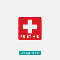 First Aid Sign Icon Design, Vector EPS10