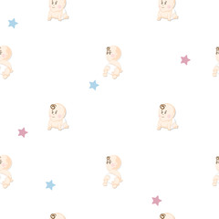 baby graphic pattern wallpaper object