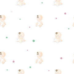 baby graphic pattern wallpaper object