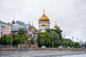 The Cathedral of Christ the Saviour is a Russian Orthodox cathedral in Moscow, Russia, on the...