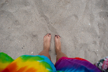 little girl on the beach