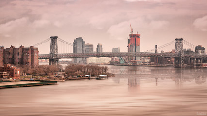 new york u.s.a pont landscape paysage bridge urbain