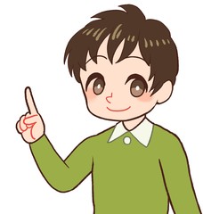 子ども　指差す