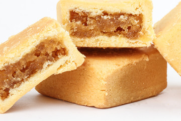 Chinese Taiwanese style cake stuffed with pineapple feeling