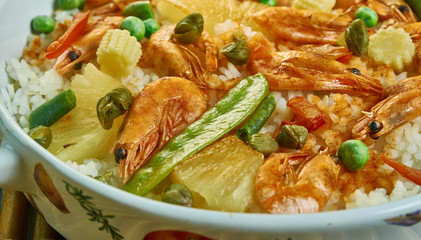 Baked Spanish risotto