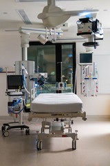 hospital bed in hospital