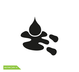 Fototapeta na wymiar Drop water icon vector logo design template