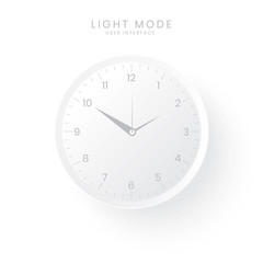 Clock UI in light Mode