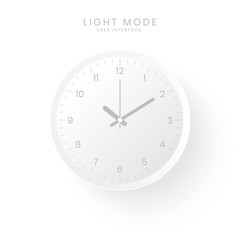Clock UI in light Mode
