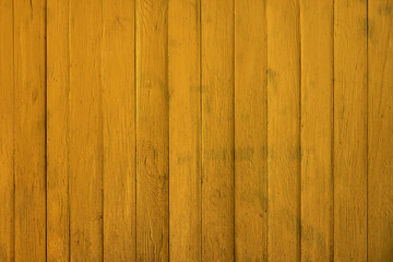 yellow painted wooden plank panel background