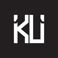 Obraz premium KU Logo with squere shape design template