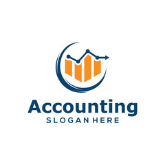 Accounting Logo, Business Logo, Market Logo, Finance Logo