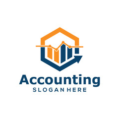 Accounting Logo, Business Logo, Market Logo, Finance Logo
